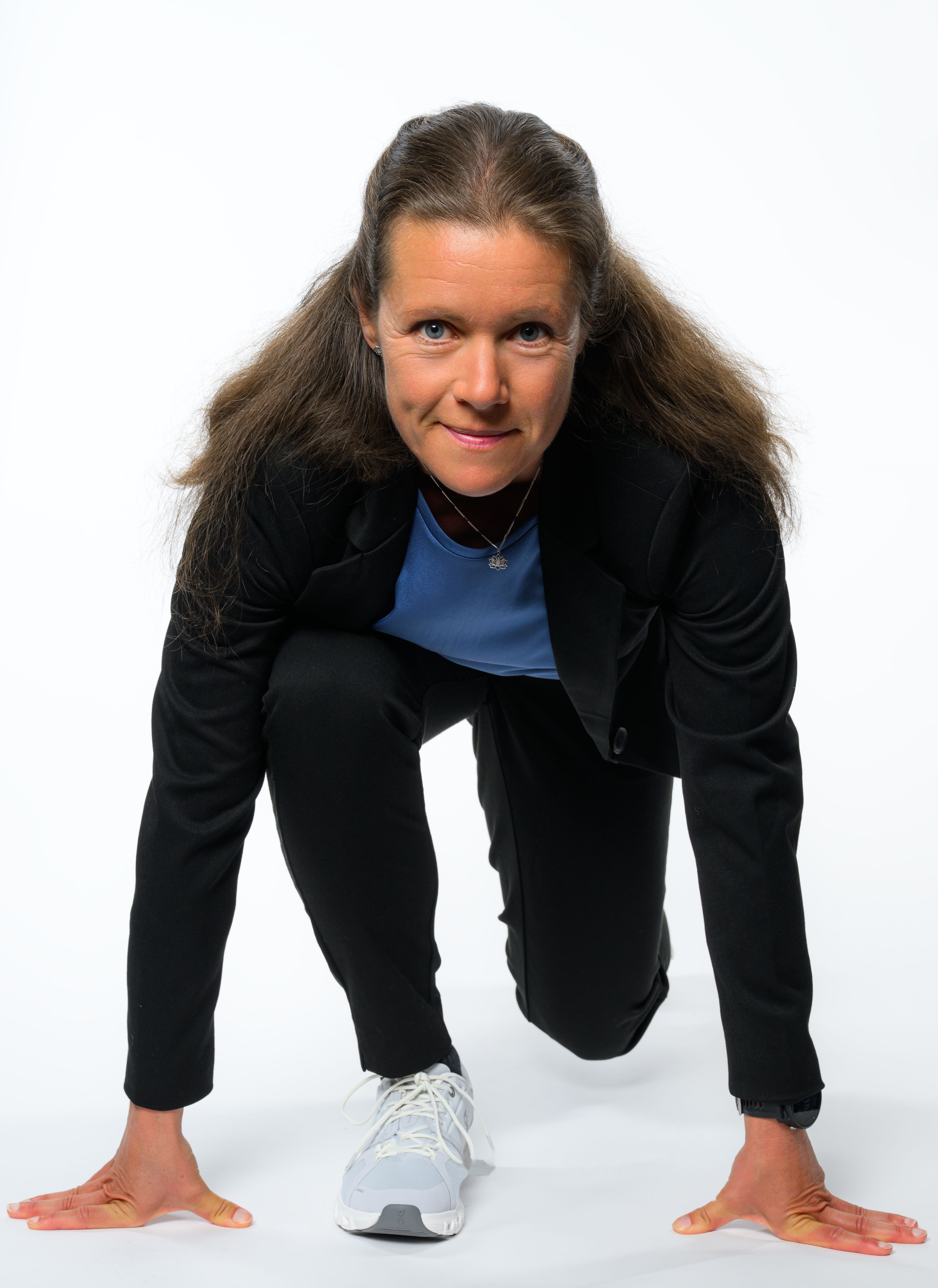 Tatjana Rüber in Startposition